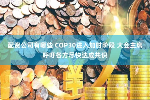 配资公司有哪些 COP30进入加时阶段 大会主席呼吁各方尽快达成共识